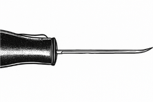 couteau à huitres avec lame courbée