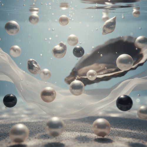 Des perles de différentes couleurs