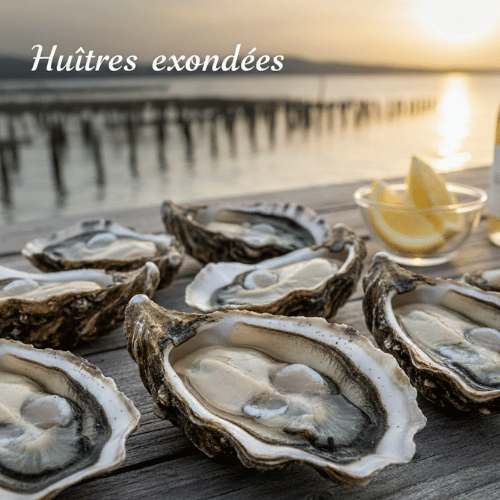 Huitres exondées