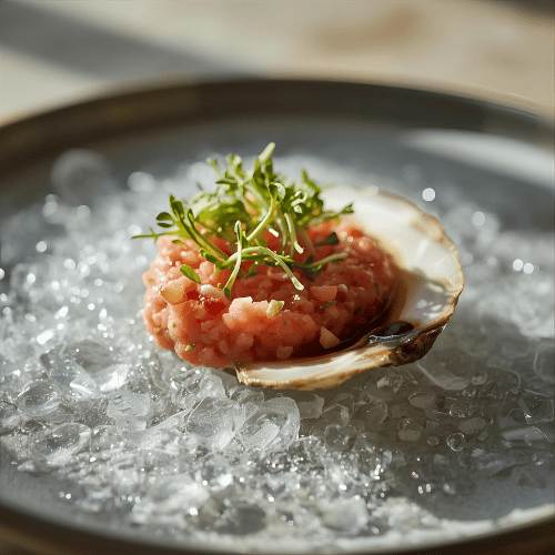 Recette tartare d'huitre