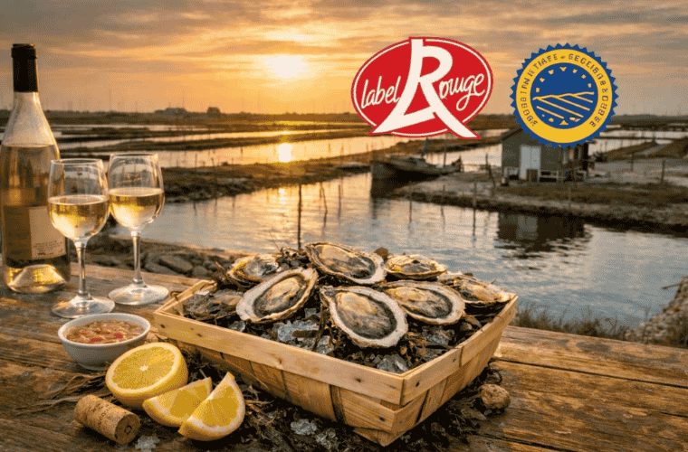 Bourriche d'huitres de Marenne Oléron