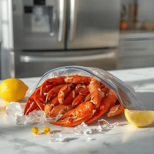 Comment congeler des pinces de crabes