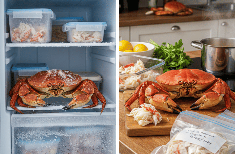 peut on congeler un tourteau vivant