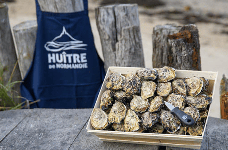 Bourriche huitres Normandie