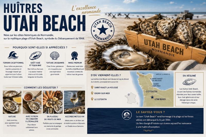 Huitres Utah Beach