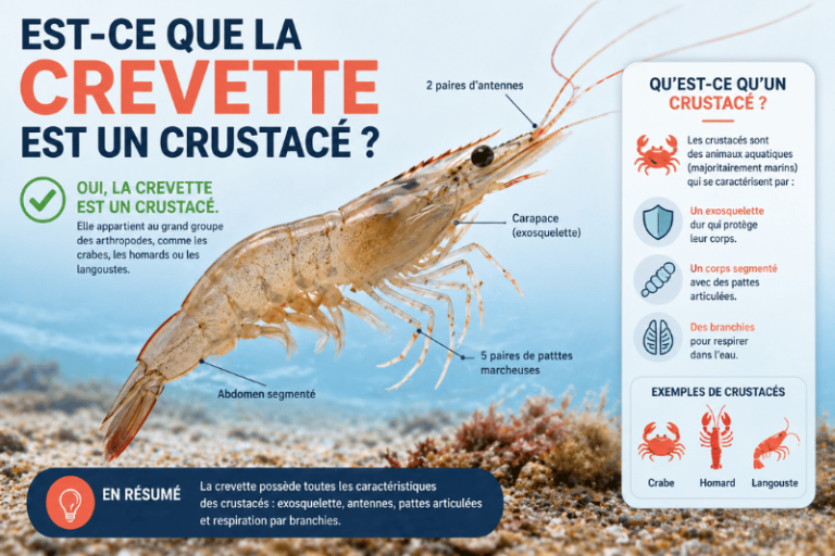 La crevette est elle un crustacé