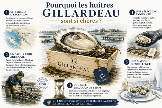 Pourquoi les huitres Gillardeau sont si chères