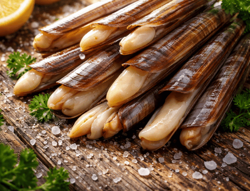 crustacés ou mollusques couteaux