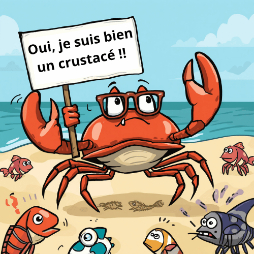 le crabe est-il un crustacé