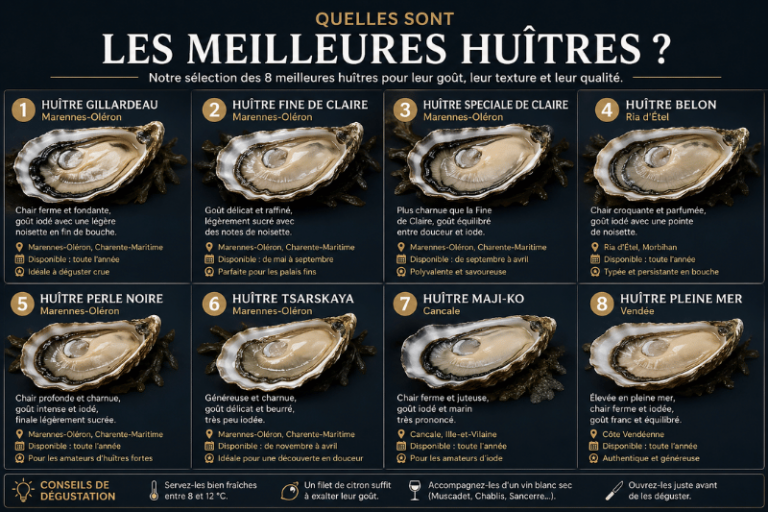 les meilleures huitres