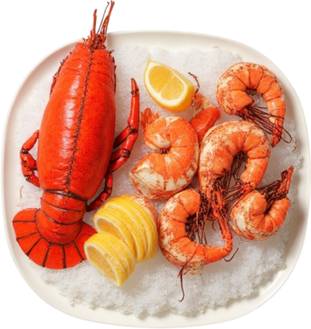 plateau de crustacé sans cloporte