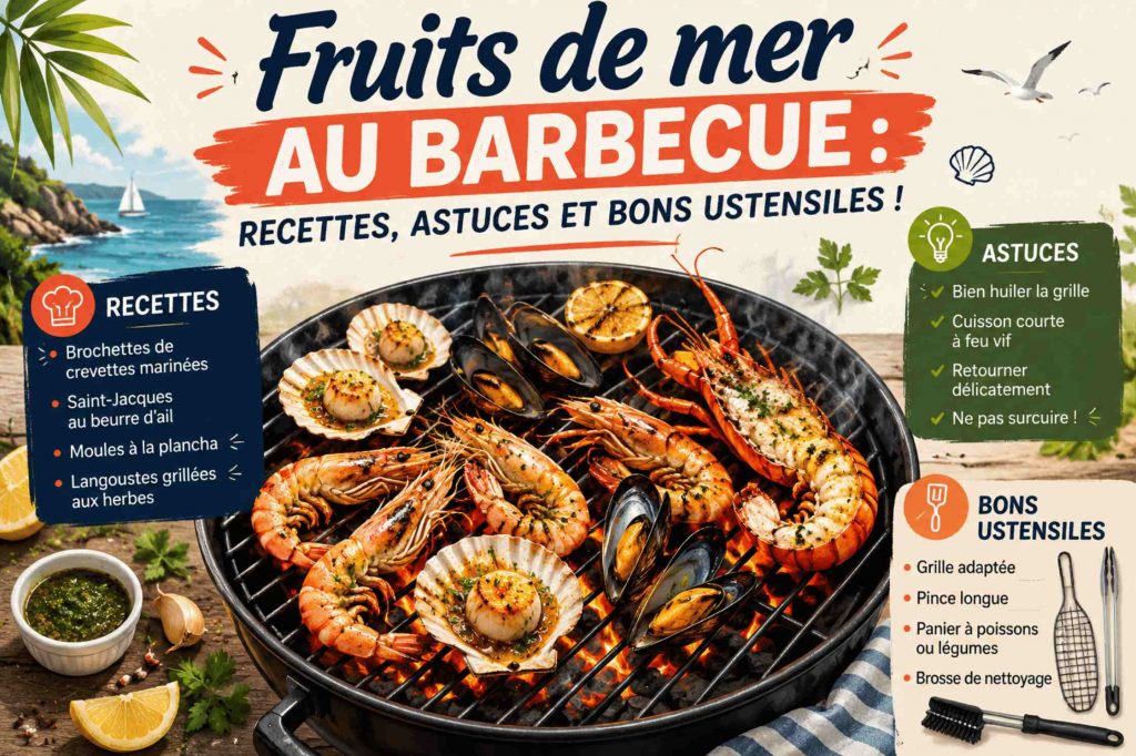 Fruits de mer au barbecue