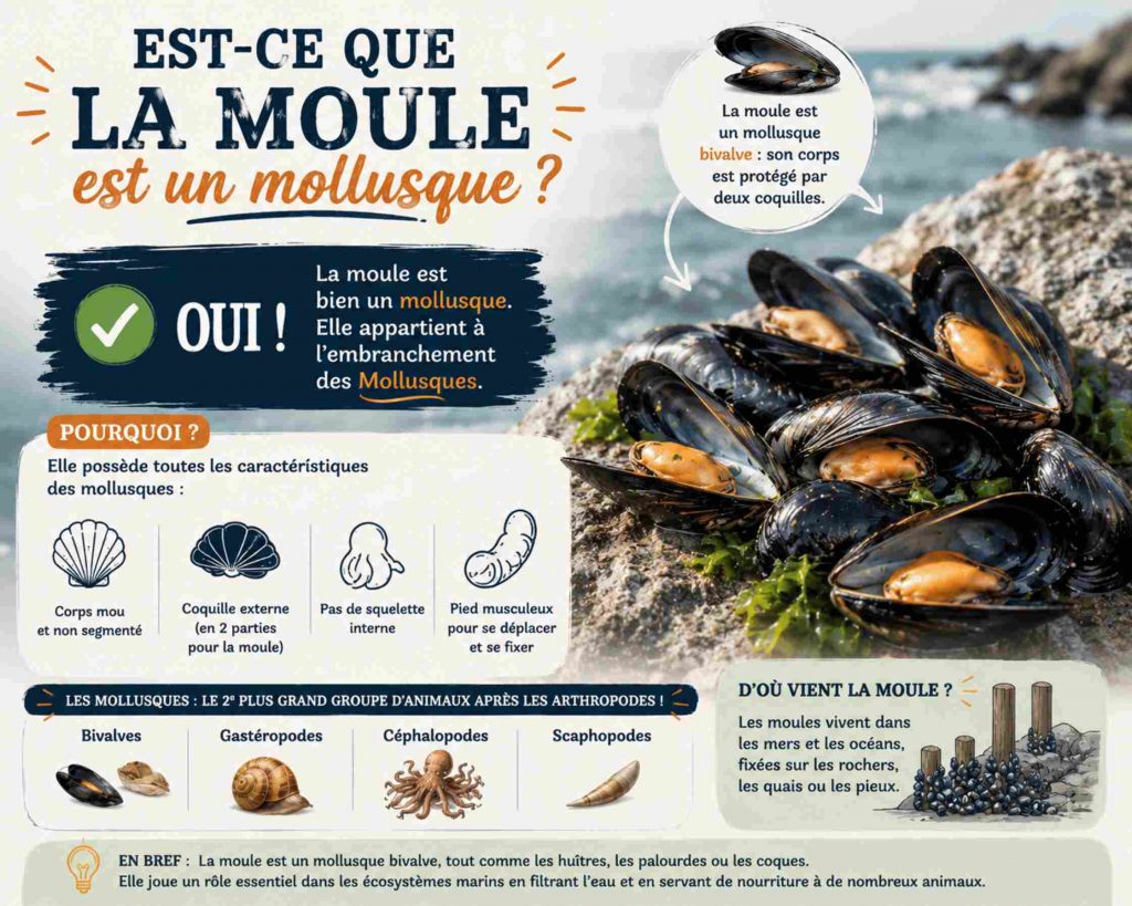 La moule est elle un mollusque