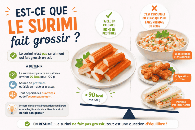 Le surimi fait-il grossir