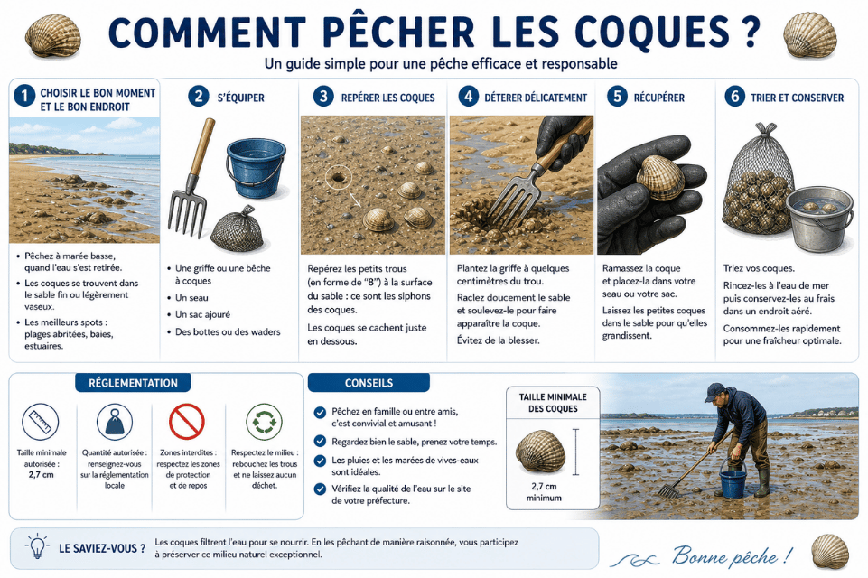 Pêche coques