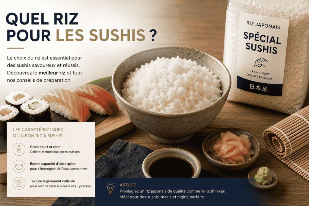 Quel riz pour les sushi