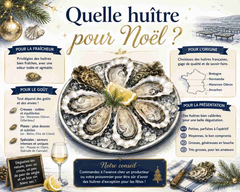 Quelle huitre choisir pour Noel