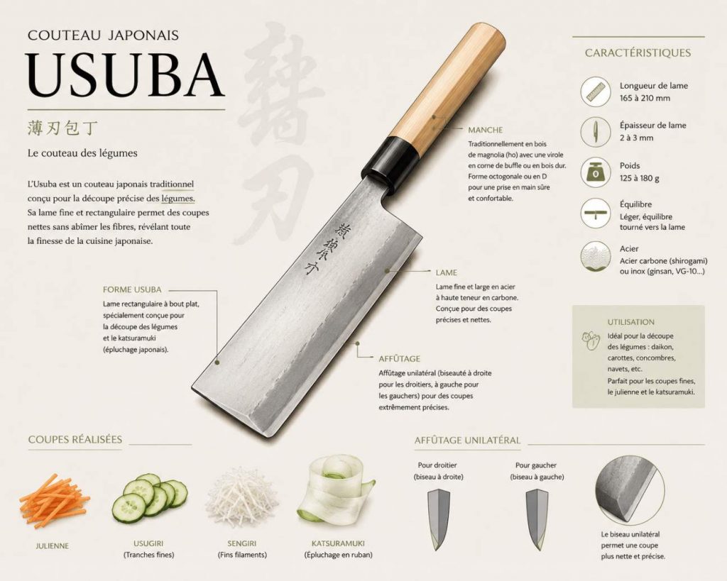 couteau Usuba