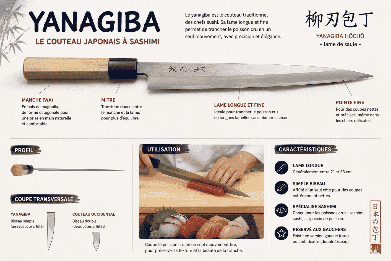 couteau japonais yanagiba