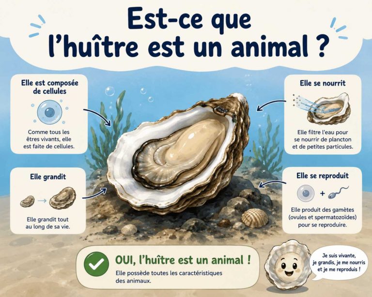 huitre est elle un animal