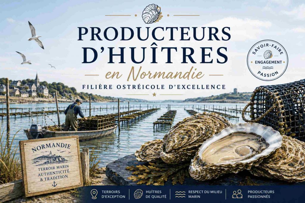 producteur d'huitres de Normandie