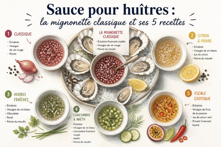 sauce pour huitre