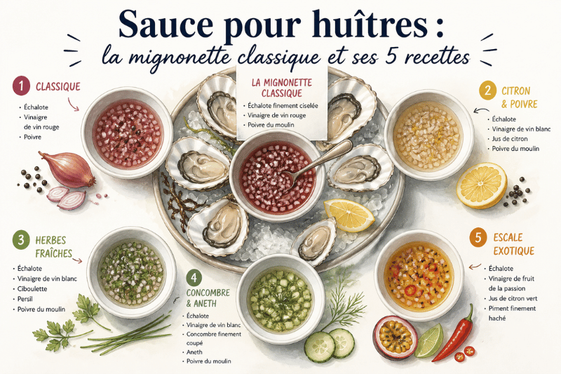 sauce pour huitre