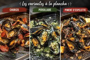 Moule plancha chorizo, persillage et piment d'espelette-compressed