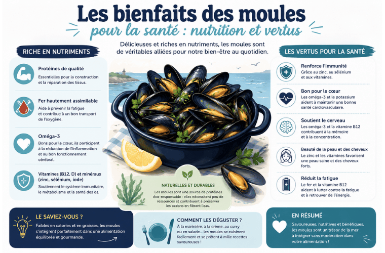 bienfaits des moules